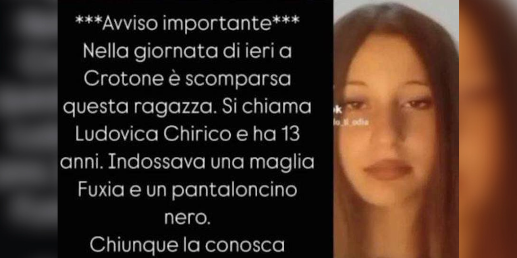 Crotone, è stata ritrovata la giovane scomparsa