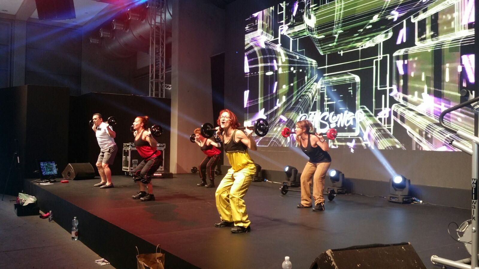 Anche un'istruttrice calabrese sul palco Freddy al festival del fitness