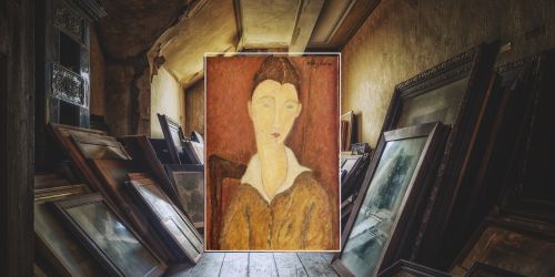 MODIGLIANI_Jeunne femme a là guimpe blanche