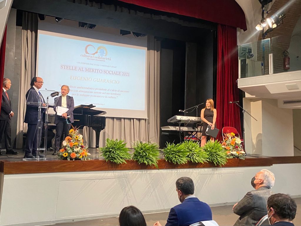 A Guarascio la Stella al merito sociale. «Un riconoscimento per tutto il personale»