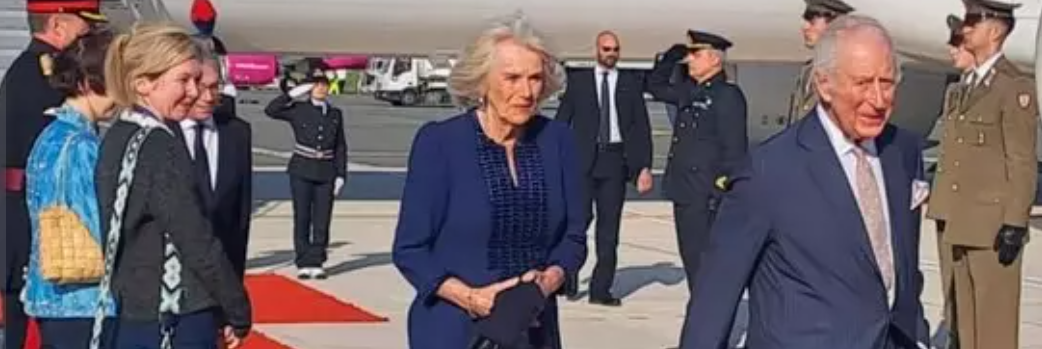 Re Carlo e la regina Camilla arrivati a Roma