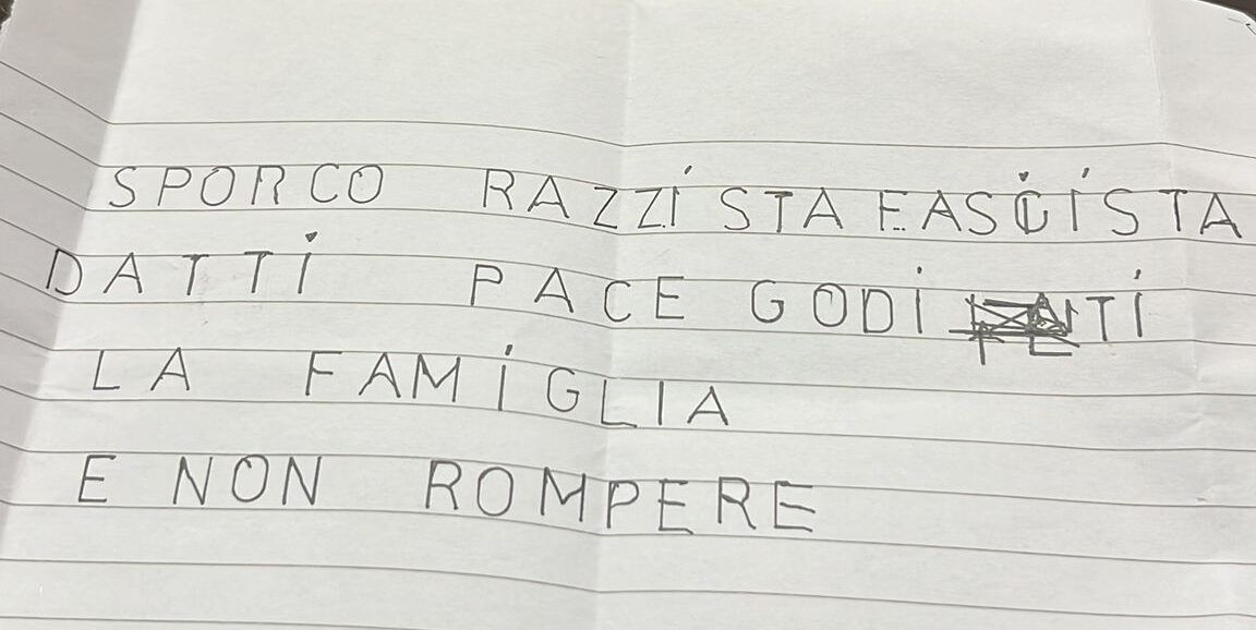 Lettera di minacce al sindaco di Praia a Mare: «Goditi la famiglia e non rompere»