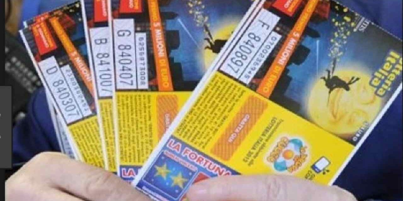 La Calabria tenta la fortuna: venduti 113mila biglietti della Lotteria Italia