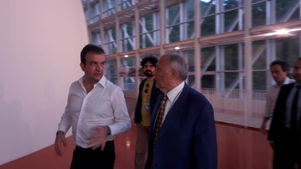 Cosenza, Occhiuto fa da “guida” a Paolo Savona