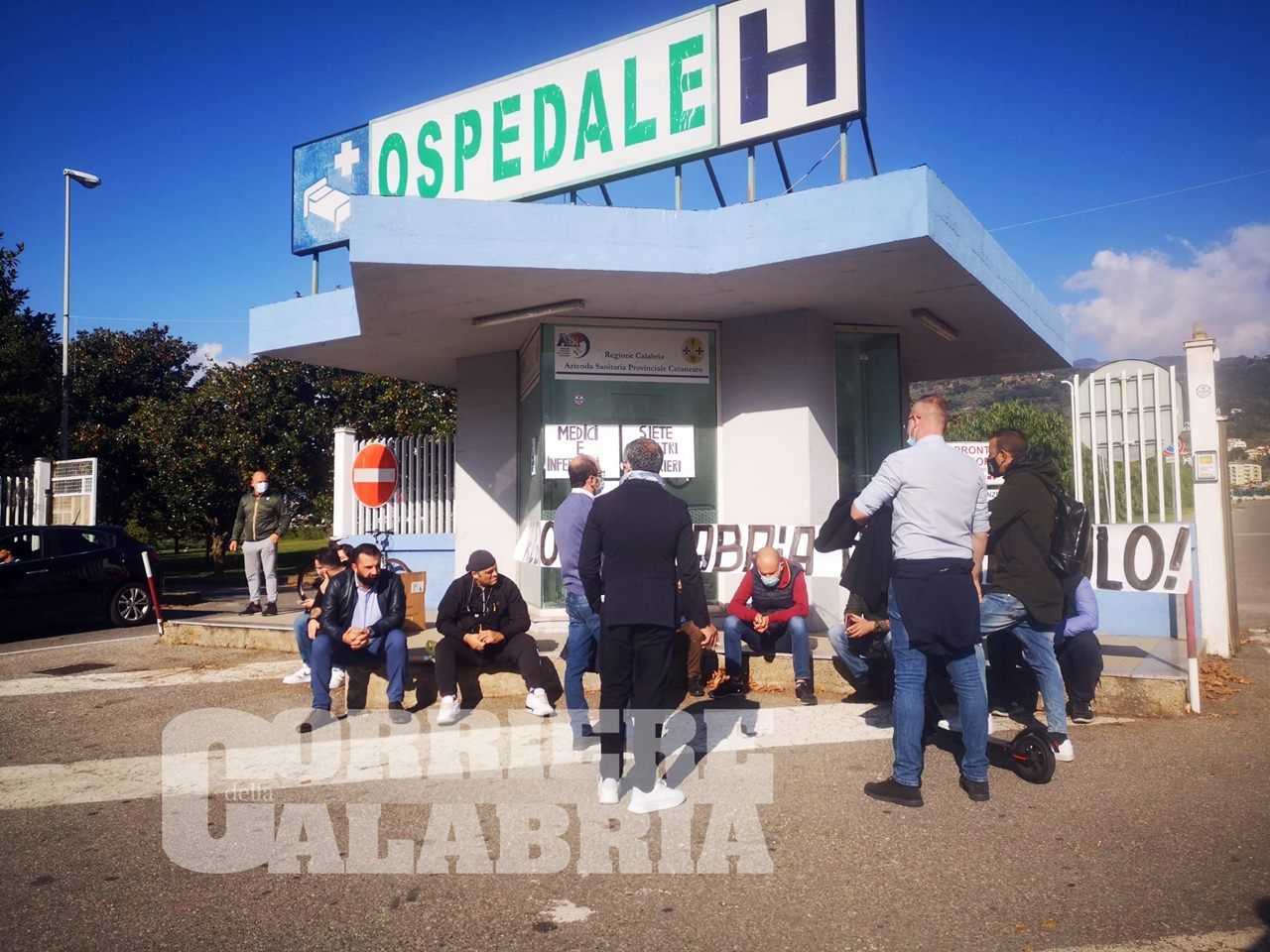 Covid ed emergenza sanità, a Lamezia un nuovo tentativo di protesta – VIDEO