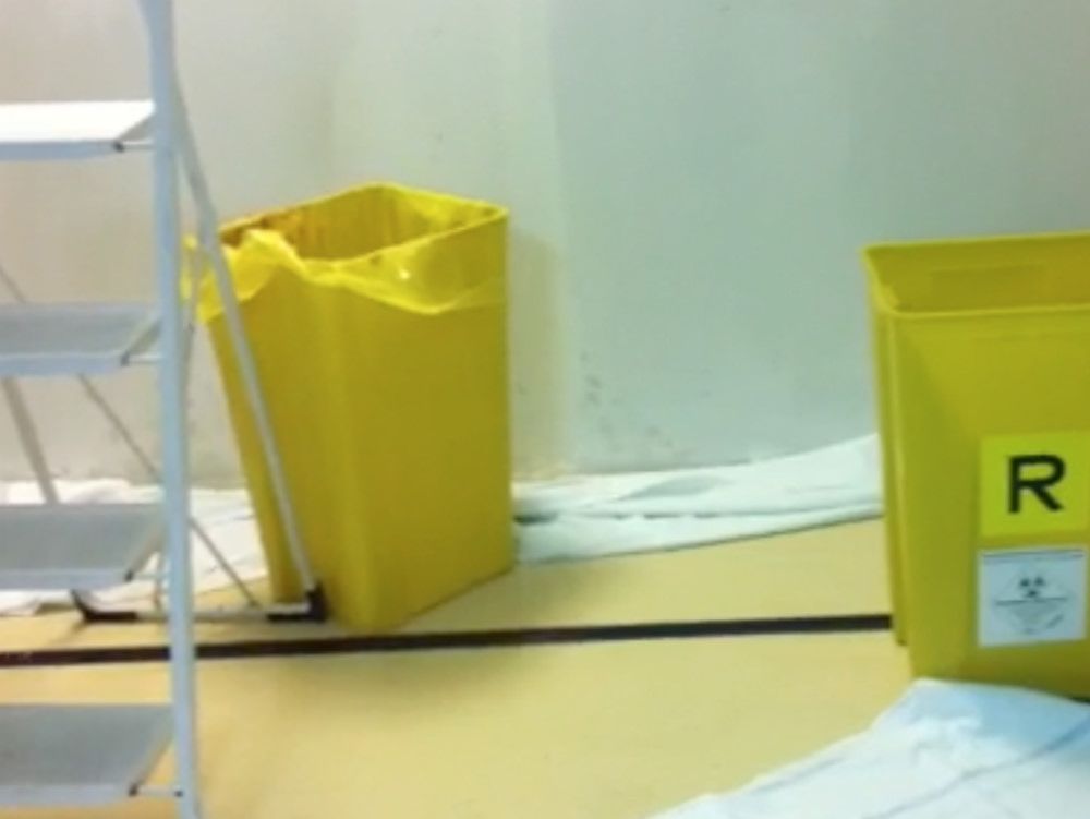 “Piove” nel blocco operatorio dell`ospedale di Catanzaro