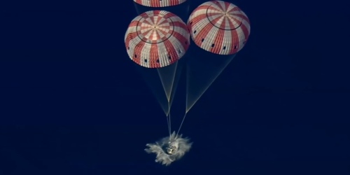 ammaraggio Orion Artemis II