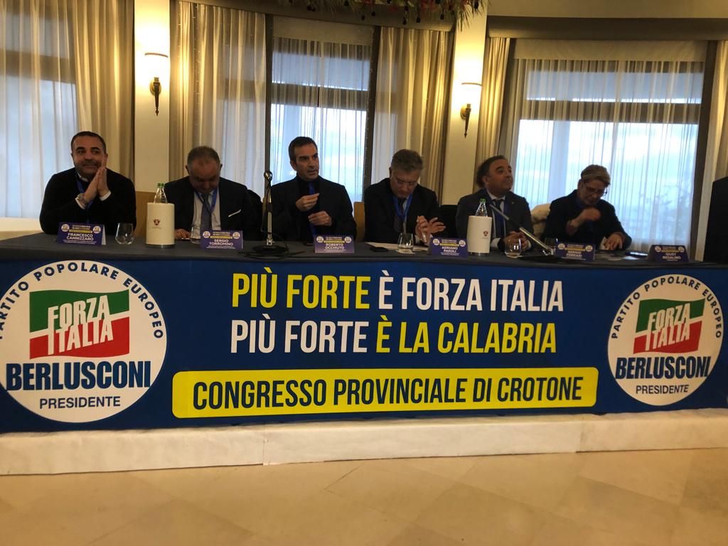 Congresso Forza Italia Crotone, Sergio Torromino rieletto per acclamazione coordinatore provinciale