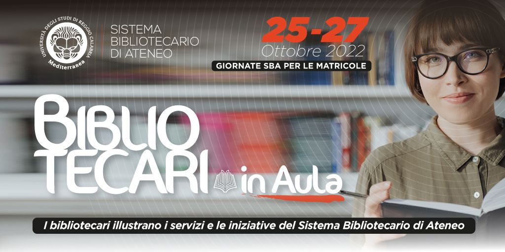 Biblioteche aperte alle matricole, al via l’iniziativa della Mediterranea