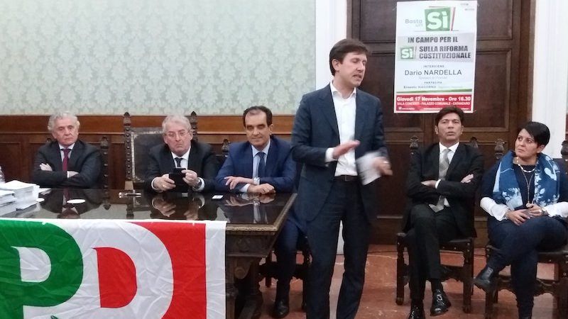 Referendum, Nardella a Catanzaro: «Mandiamo a casa i dinosauri»