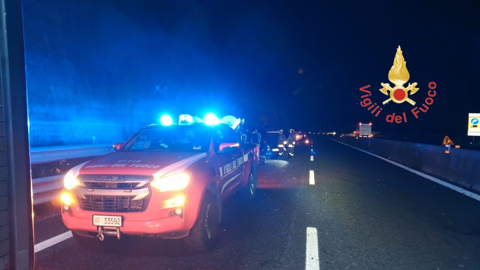 Incidente nella notte sulla SS280: tre vetture coinvolte
