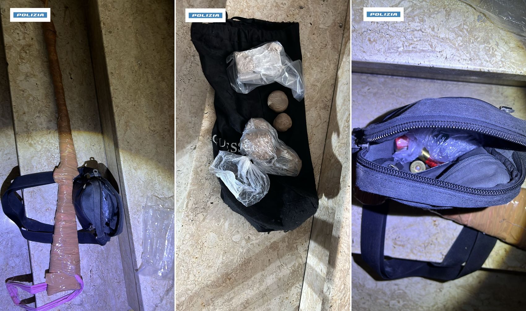 Operazione “Alto Impatto”, armi e droga in un vano ascensore a Cosenza