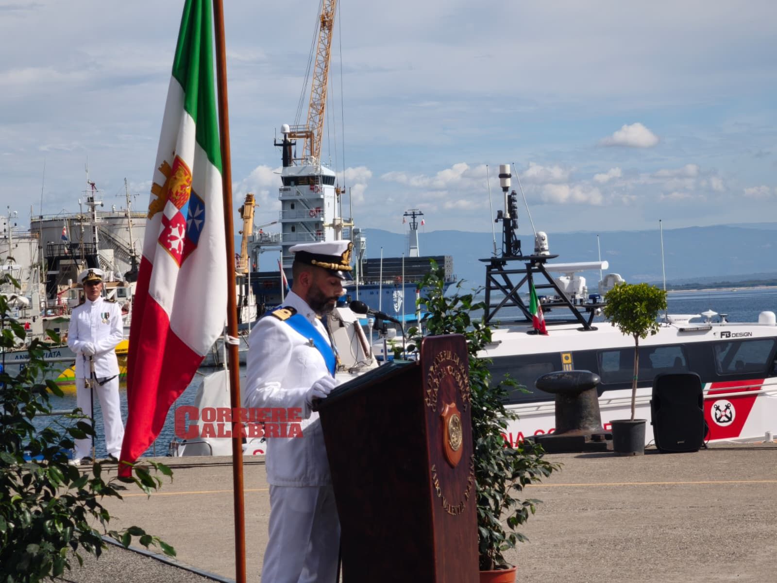 Vibo, il capitano Avallone ricorda Domenico Campana nel suo saluto alla comunità: «Una vita spezzata troppo presto»