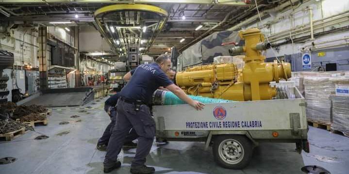 Libia colpita dalla tempesta Daniel, la Calabria invia mezzi e materiali di soccorso