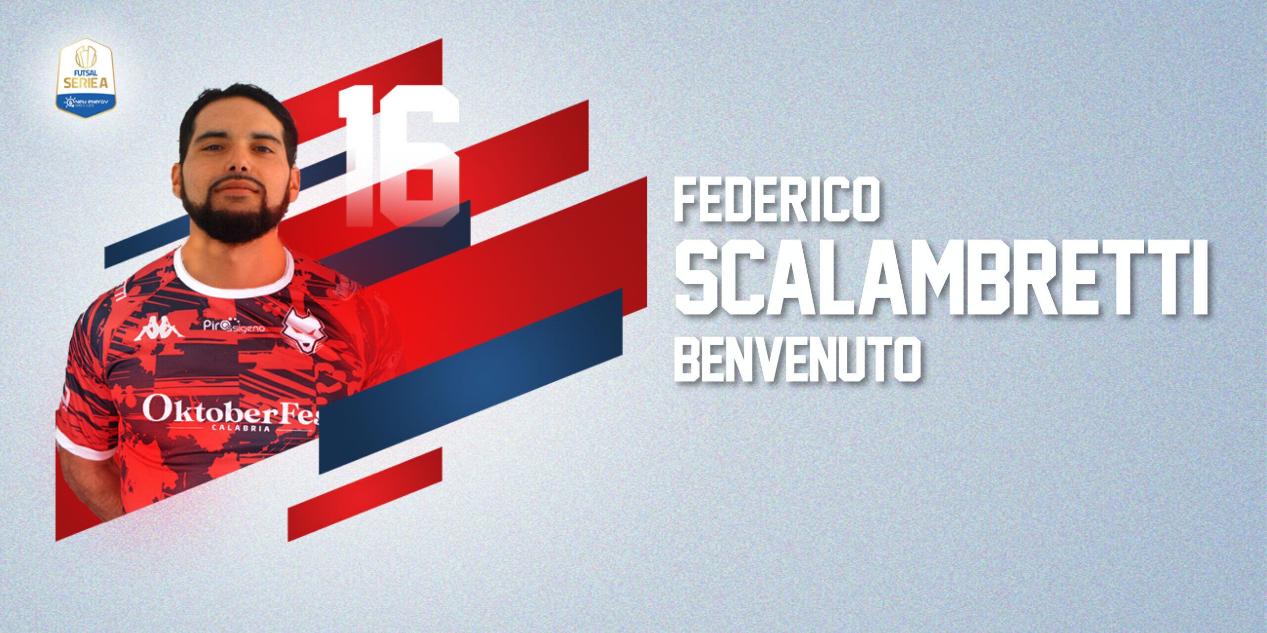 Federico Scalambretti è un nuovo giocatore della Pirossigeno Cosenza