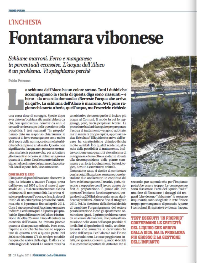 SEQUESTRO DELL`ALACO | L`inchiesta del Corriere della Calabria