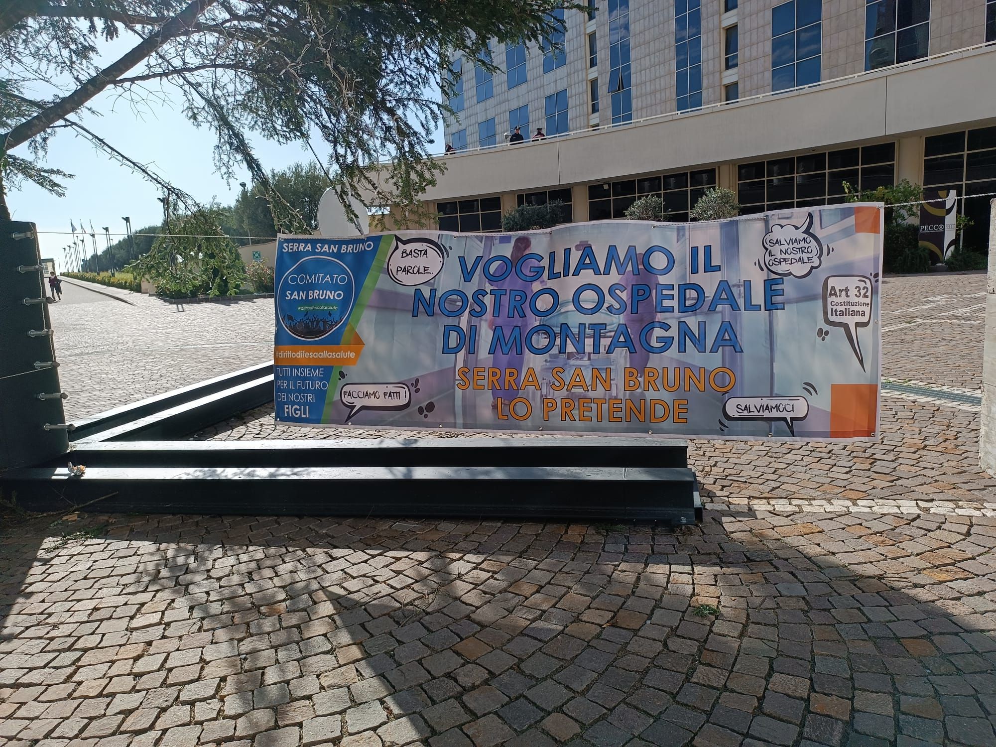 Ospedale di Serra San Bruno, mobilitazione alla Cittadella: diventi presidio di zona disagiata – VIDEO