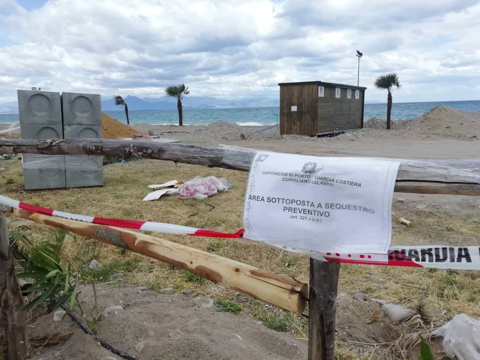 Corigliano, individuate e sequestrate due aree demaniali occupate abusivamente