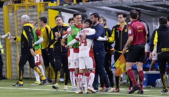 Catanzaro, un buon pari al “Menti” grazie al gol di Di Francesco a due minuti dalla fine