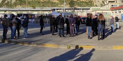 Sit-in Ospedale da campo