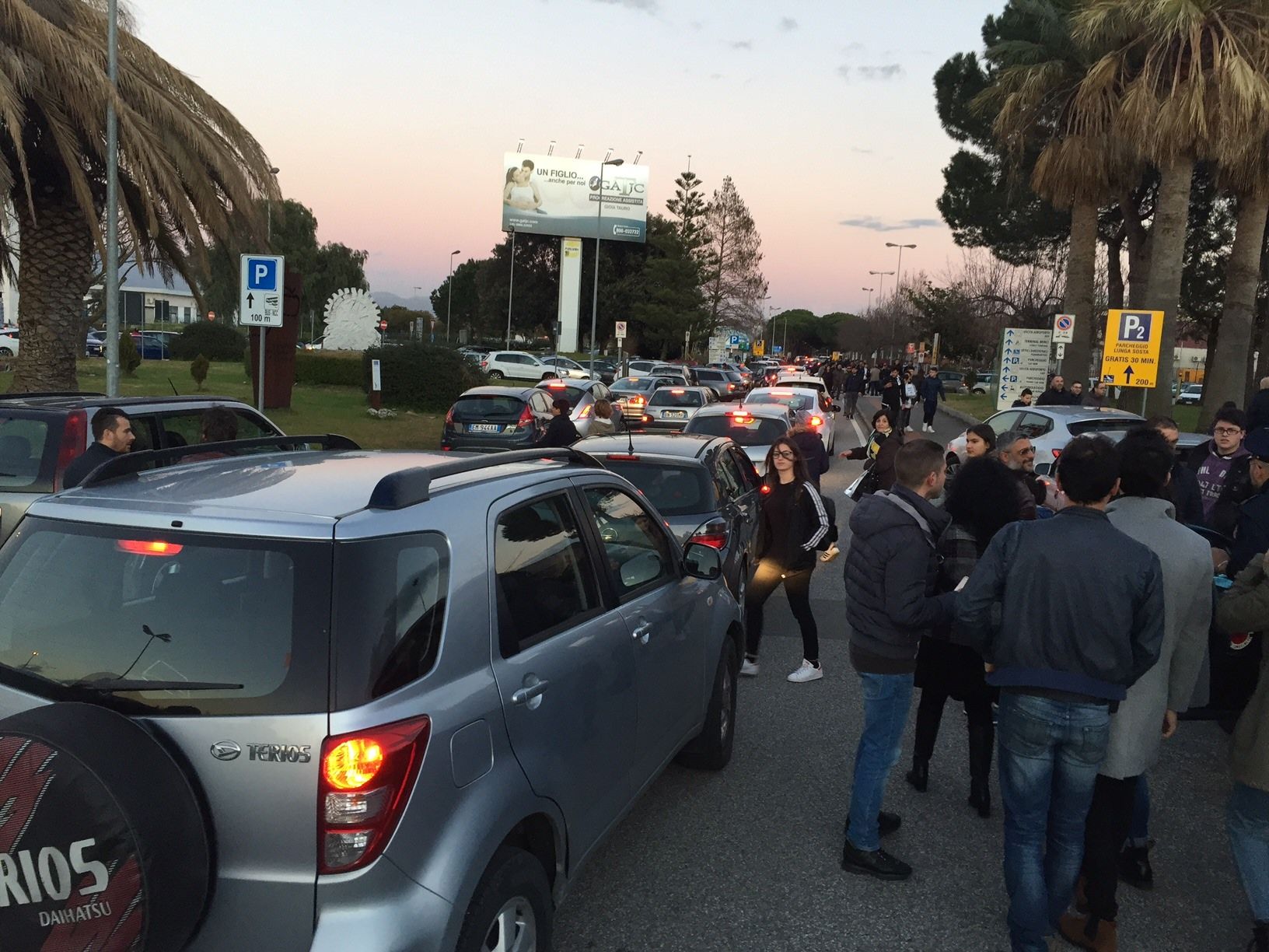Delirio bianconero all'aeroporto di Lamezia – FOTO e VIDEO