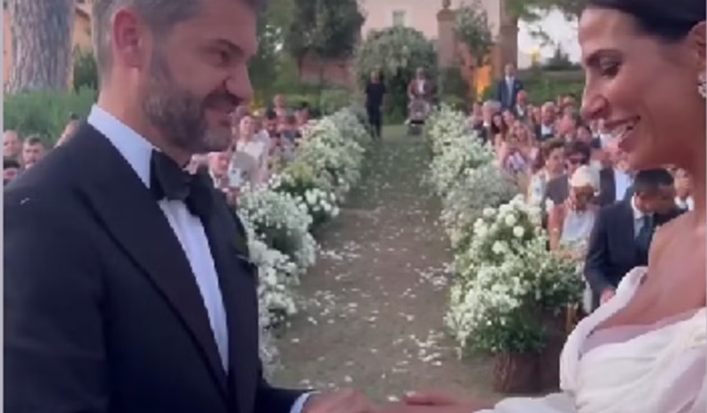 Enrico Bartolini e Roberta Morise si sono sposati in Toscana