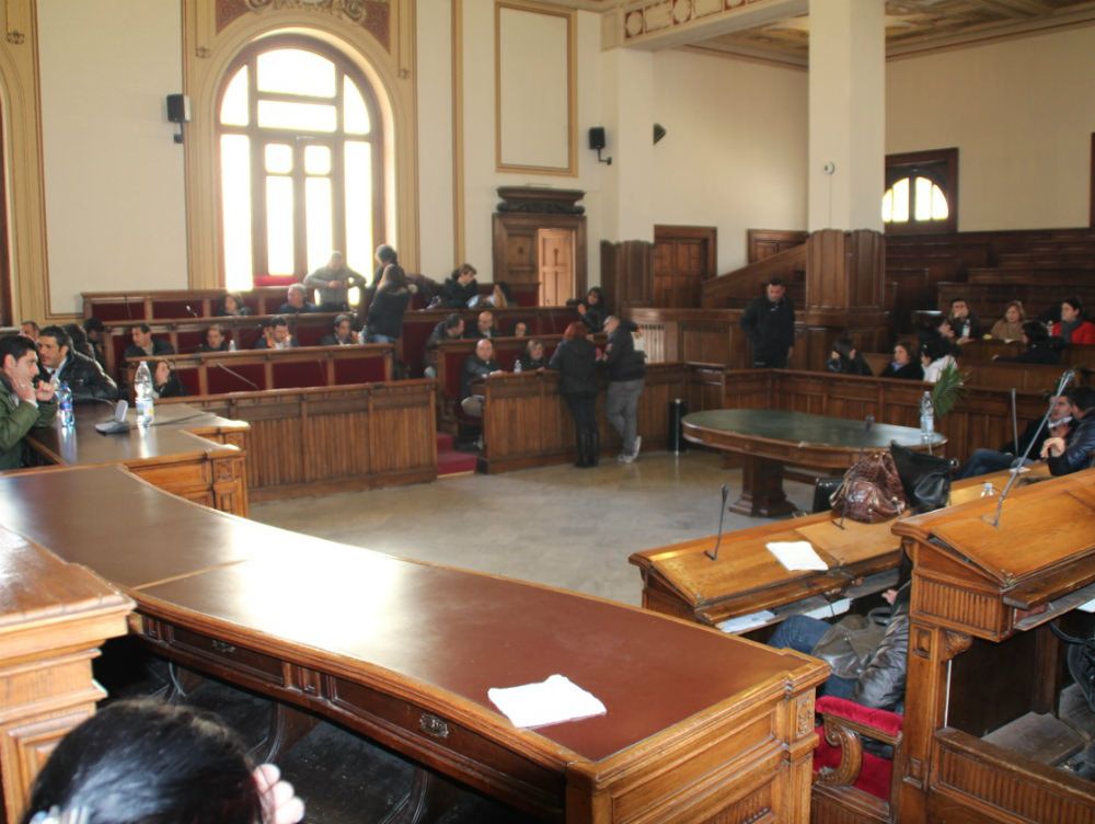 Gli ex dipendenti della Gdm occupano Palazzo San Giorgio