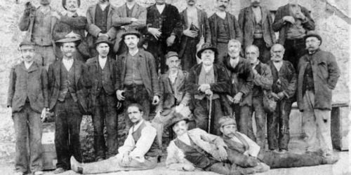 OPERAI DELLA MINIERA SALIFERA DI LUNGRO