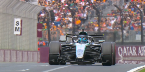 mercedes pole position australia