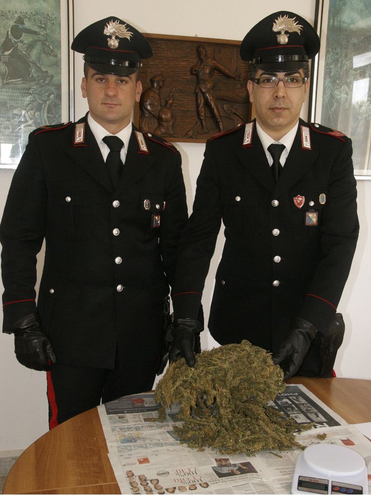 Sequestrati 400 grammi di marijuana, un arresto a Lamezia