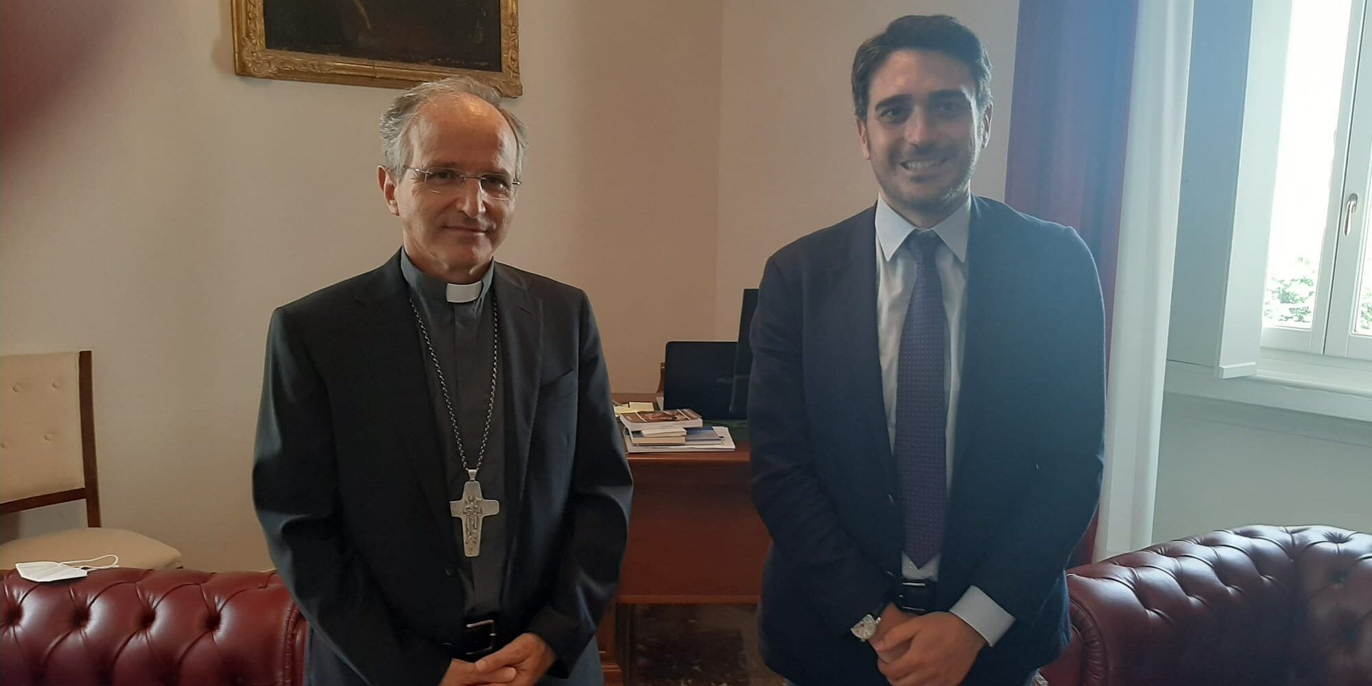 Reggio, Irto incontra Monsignor Morrone. «Servono fede e speranza oggi più che mai»