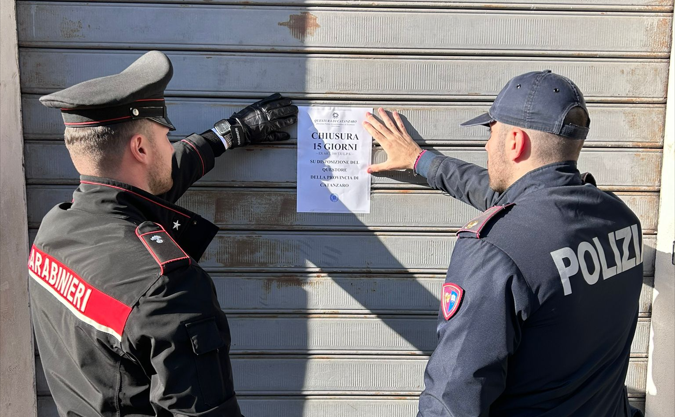Ritrovo per pregiudicati: sospesa la licenza di un bar nel Catanzarese