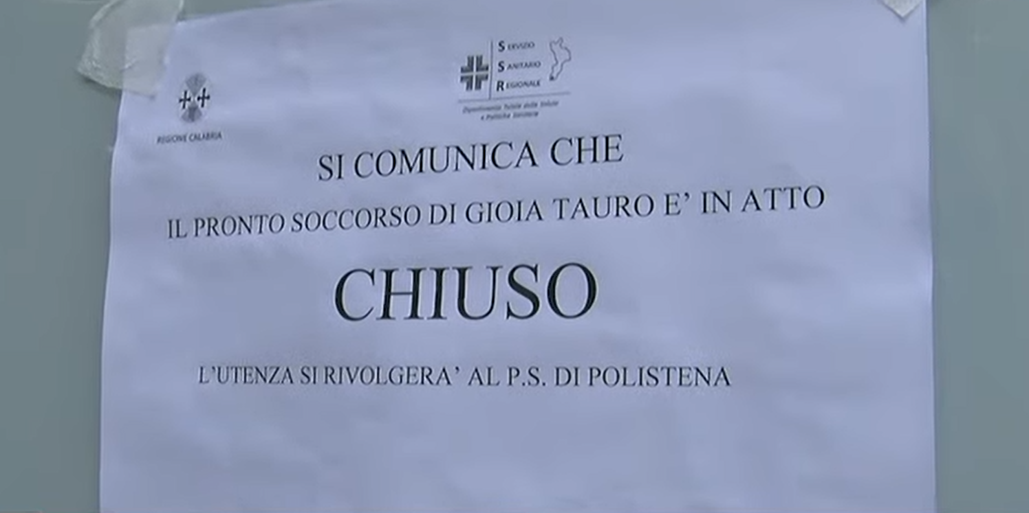 Sit-in contro la chiusura del Pronto soccorso di Gioia Tauro. «Una scelta scellerata»
