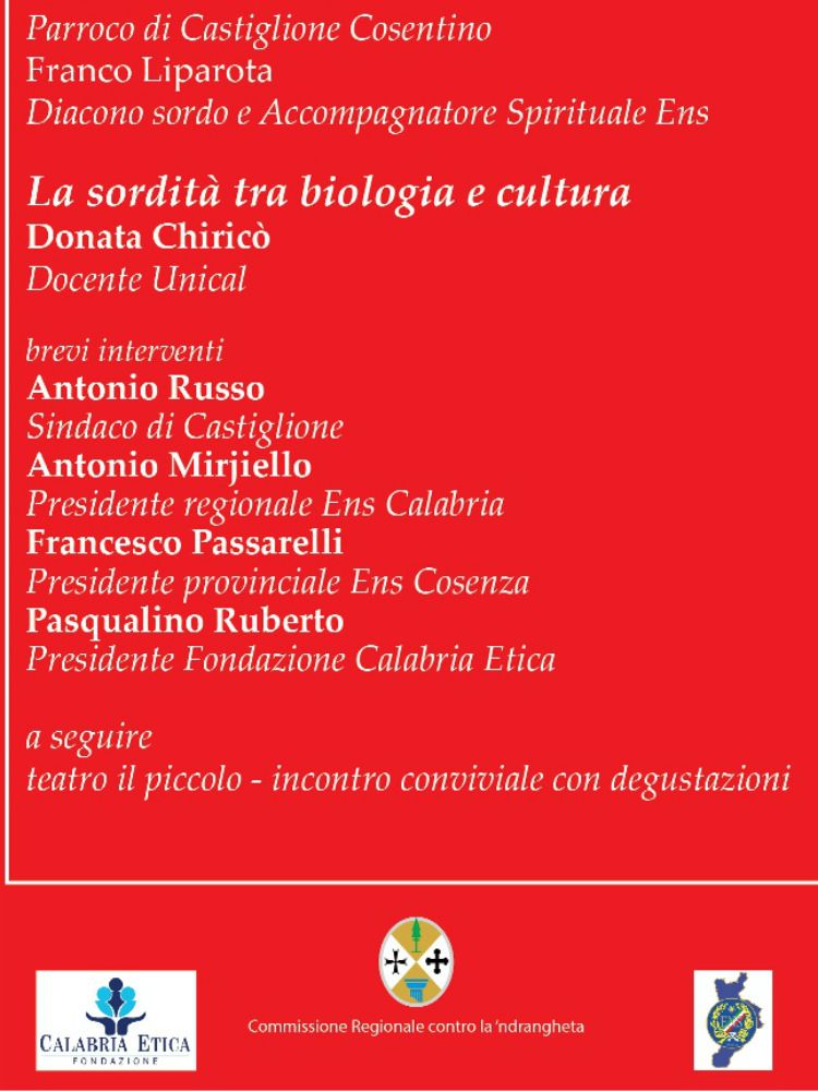 La commissione anti-`ndrangheta pensa ai sordi