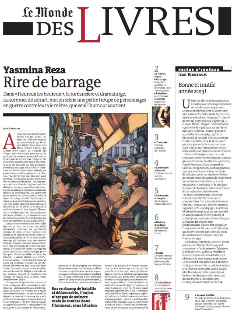 Le Monde: Ordine tra le letture del 2013