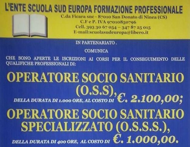 Scandalo Oss, i tirocini mai fatti e il corsista disoccupato che scopre la truffa e si suicida