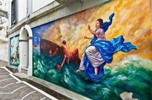 A Diamante quattro nuovi murales