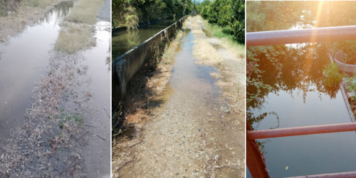 Tracima la condotta irrigua del Consorzio e allaga Palazzetto: danni ad abitazioni e colture