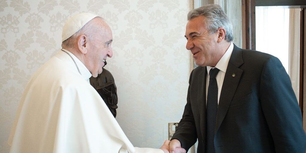 Papa Francesco riceve Gigi Sbarra: «Sindacato pronto a rispondere ai suoi appelli»