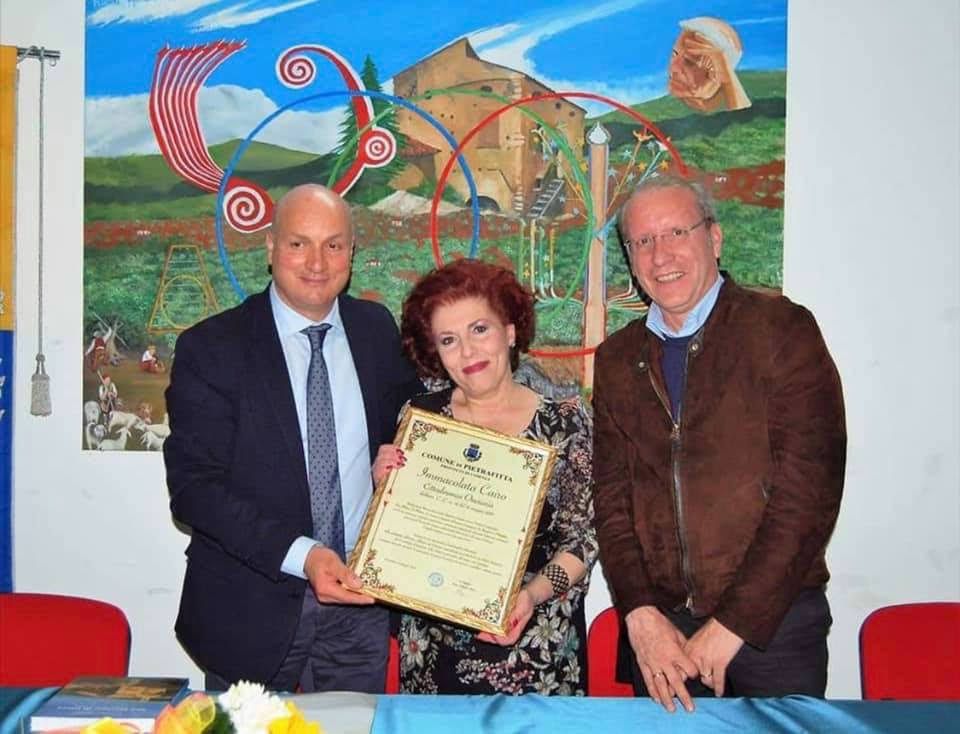 Pietrafitta, cittadinanza onoraria ad Imma Cairo