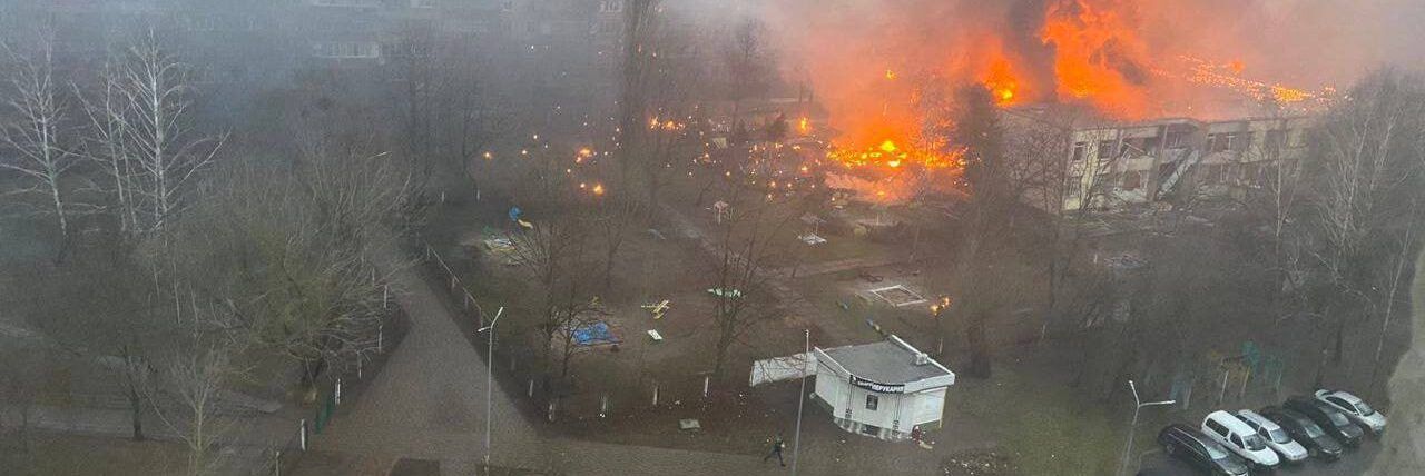 Elicottero precipita a Kiev, 18 morti tra cui ministro dell’Interno, vice  e sottosegretario