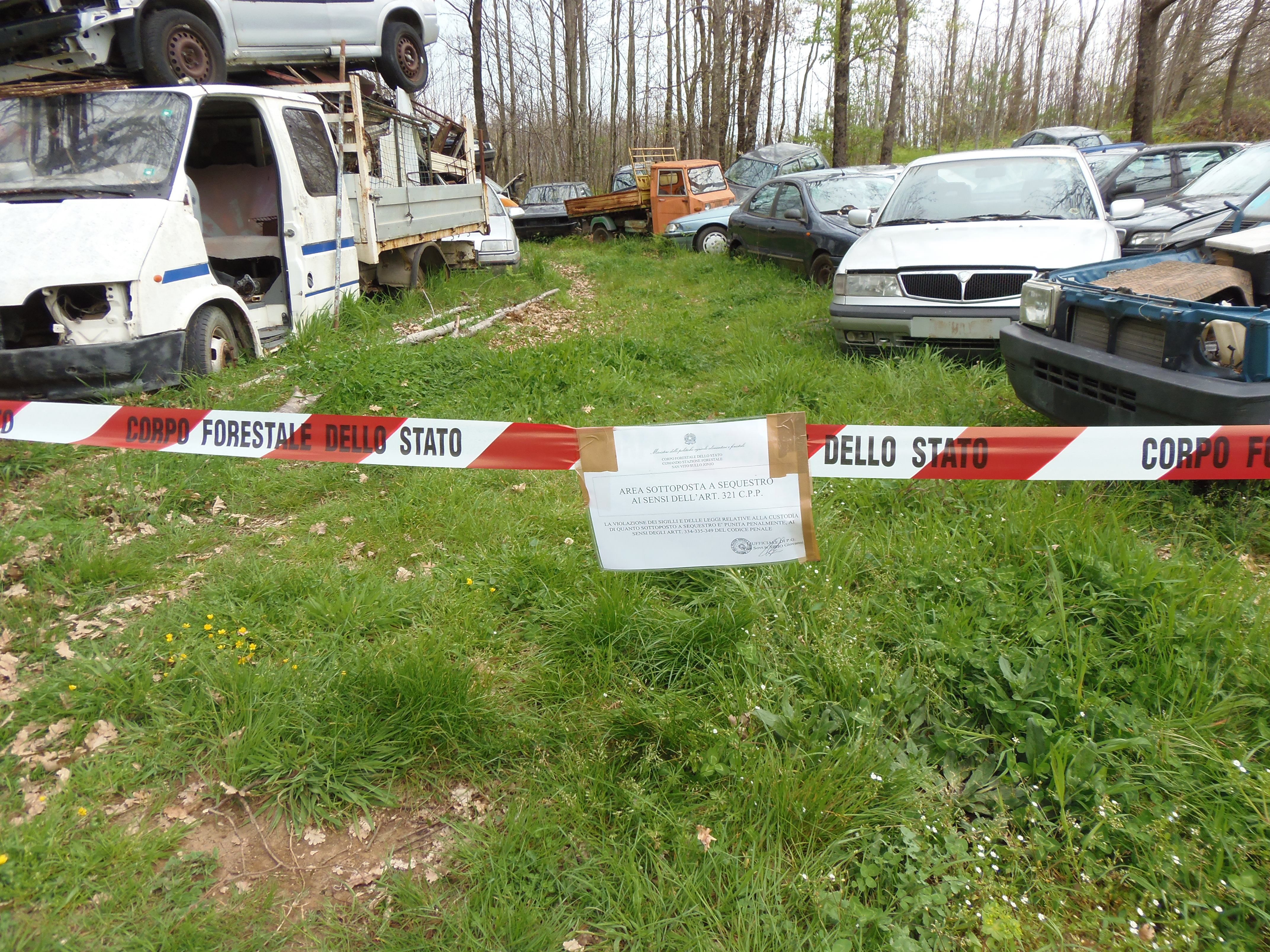 Autodemolizioni illecite, denunciato un imprenditore