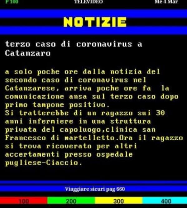 Coronavirus, falsa notizia su nuovo caso a Catanzaro. La clinica: «Presentata denuncia»