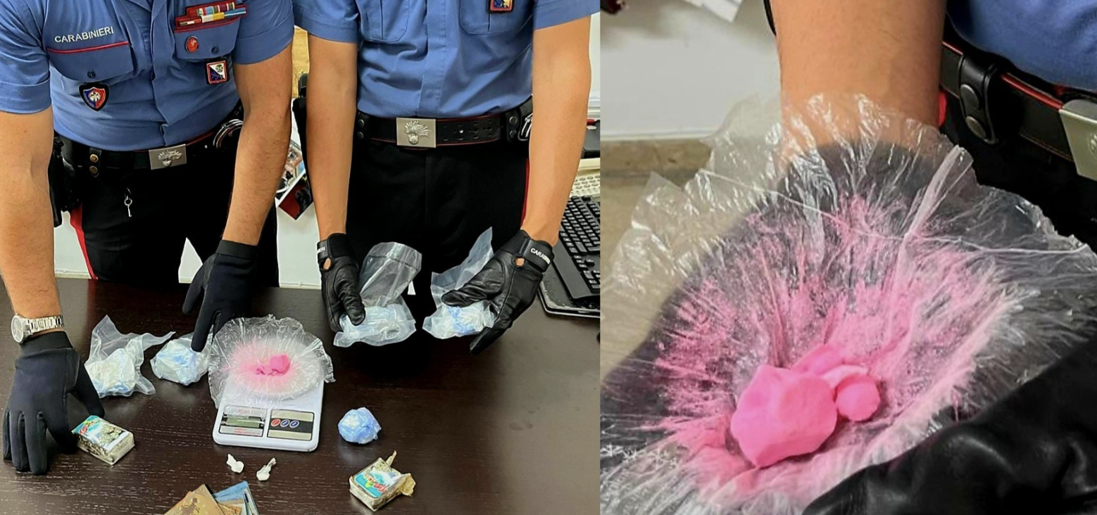 Nascondeva cocaina “rosa” nelle scarpe, in manette un 36enne a Catanzaro
