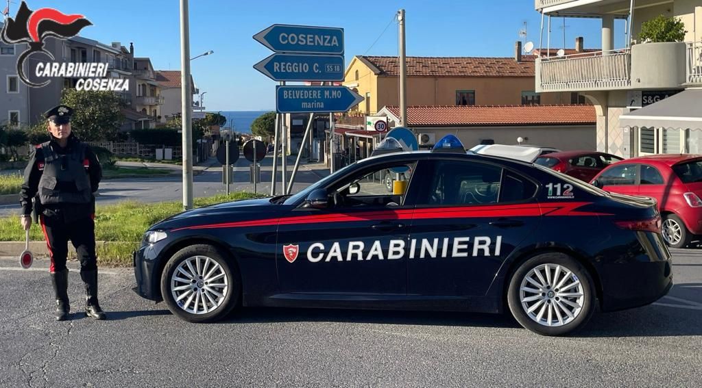 Belvedere, incendia l’auto della ex compagna. Scatta la misura cautelare per un 40enne