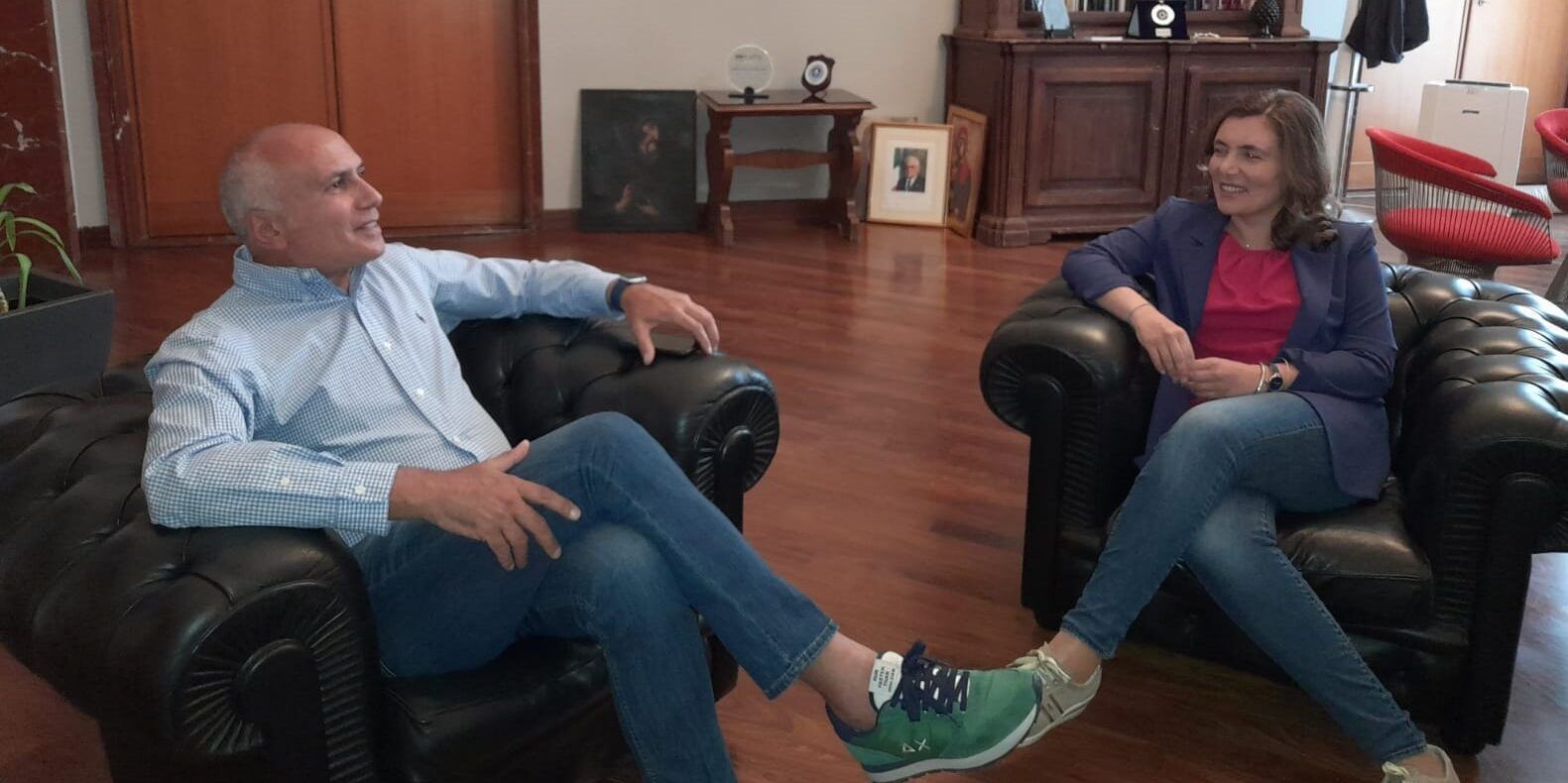 Pnrr, ambiente e welfare, incontro tra Caruso e Orrico