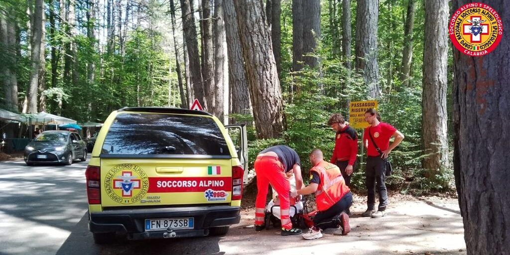 Donna si infortuna cadendo in un sentiero nell’Aspromonte, recuperata dal Soccorso alpino