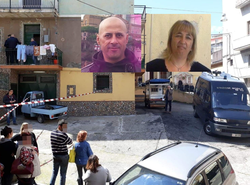 Il marito di Romina ripreso mentre scappava con due valigie