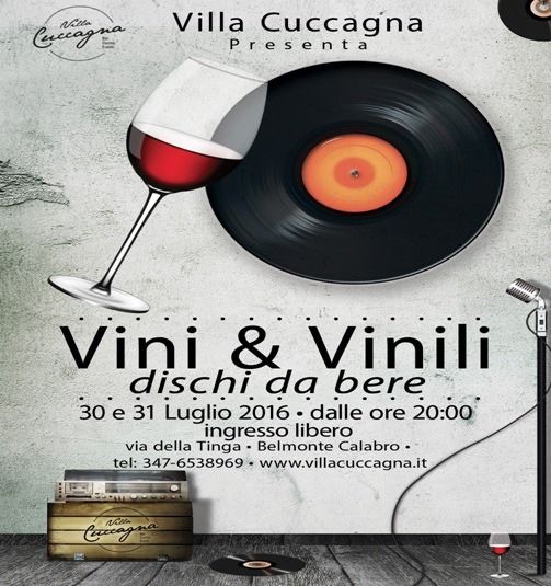 A Belmonte la rassegna "Vini & Vinili-Dischi da bere"