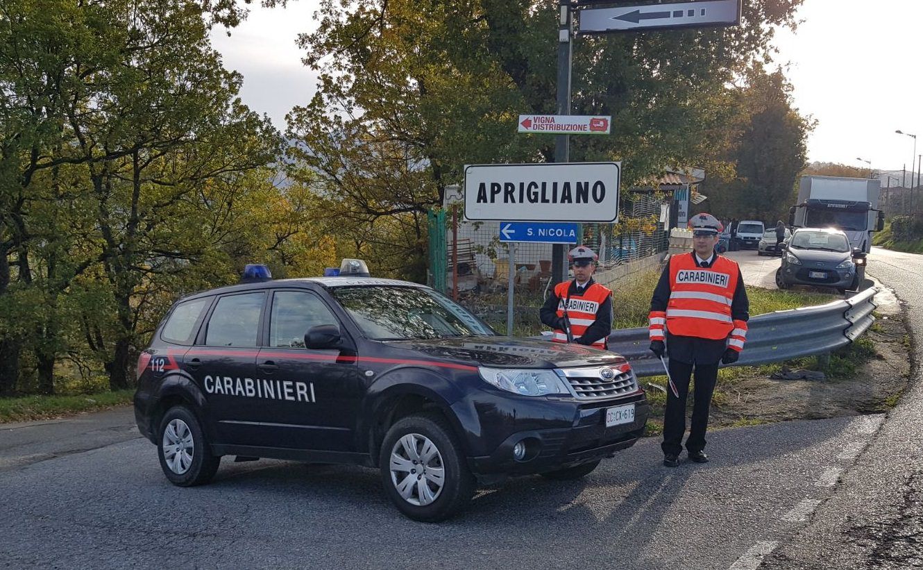 Aprigliano, dovrà scontare il residuo di pena in carcere l'uomo fermato a Ferragosto